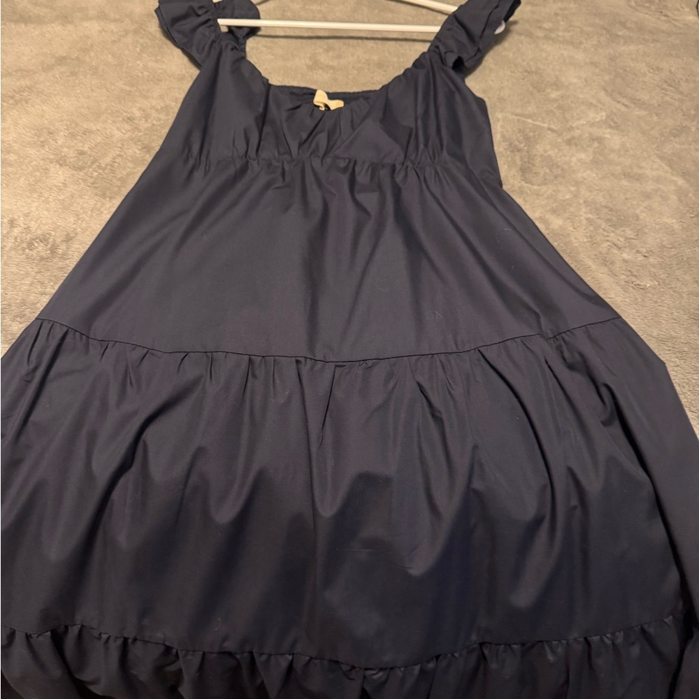 Altar'd State Navy Midi Dress